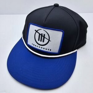 Trackhouse Racing Team Hat Snapback Rope Cap Black Blue Embroidered Logo Patch